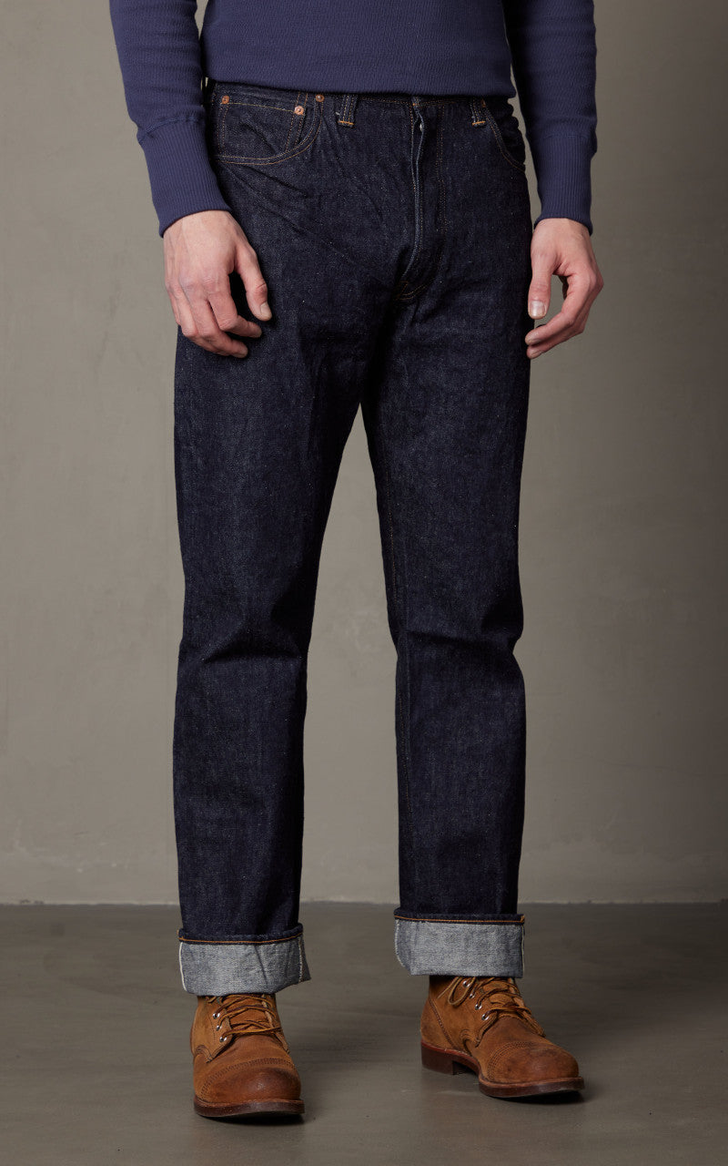 Warehouse & Co. Lot DD-1001XX 1947 Model "Duck Digger" Jeans One Wash Indigo