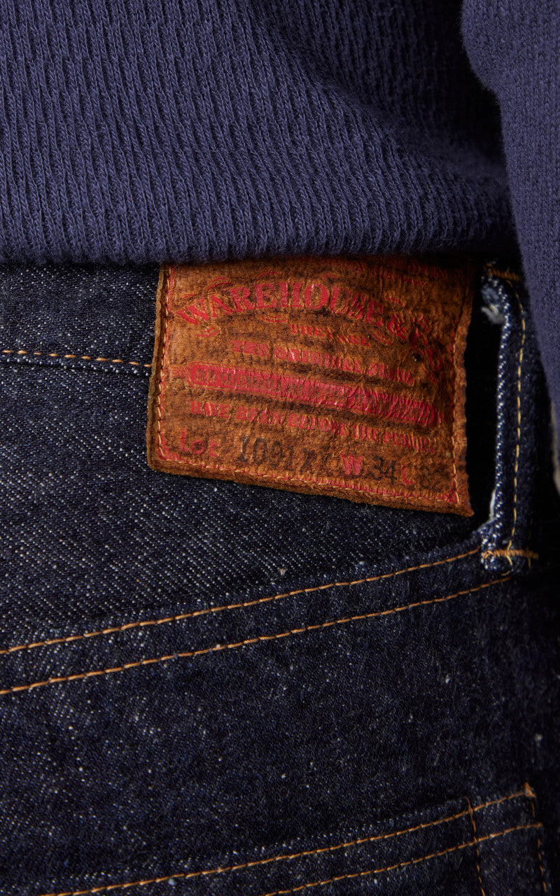 Warehouse & Co. Lot DD-1001XX 1947 Model "Duck Digger" Jeans One Wash Indigo