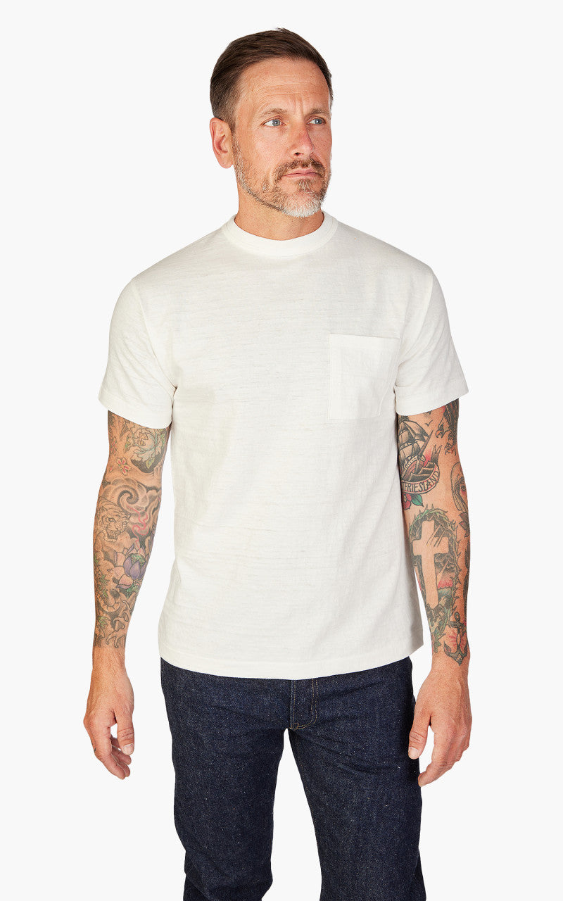 Warehouse & Co. 4601 Pocket T-Shirt Offwhite