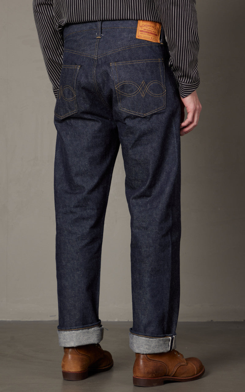 Warehouse & Co. Lot 1000XX Non Wash Jeans Dead Stock Blue 13.5oz