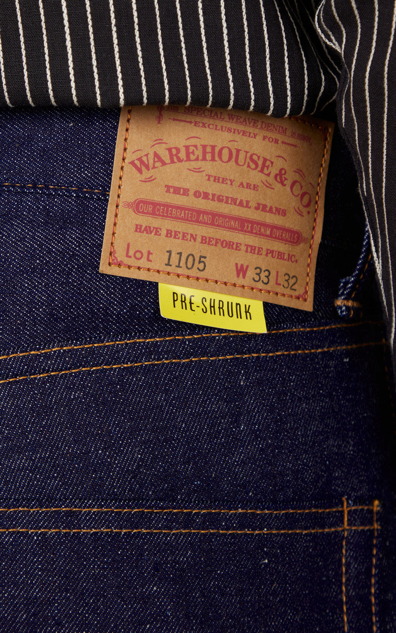 Warehouse & Co. Lot 1105 Late 1970s Model Jeans Indigo