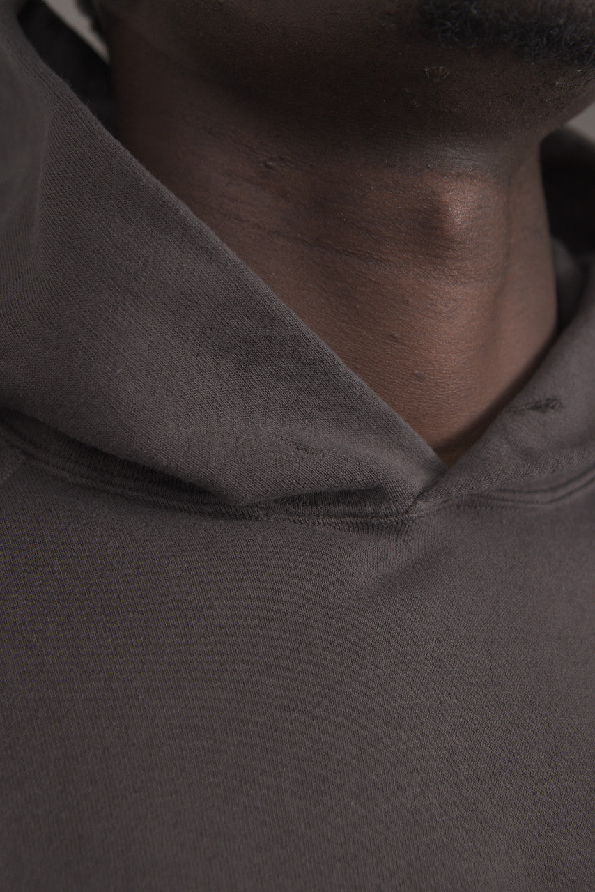 Warehouse & Co. Lot 462 No Print Hooded Sweatshirt Charcoal