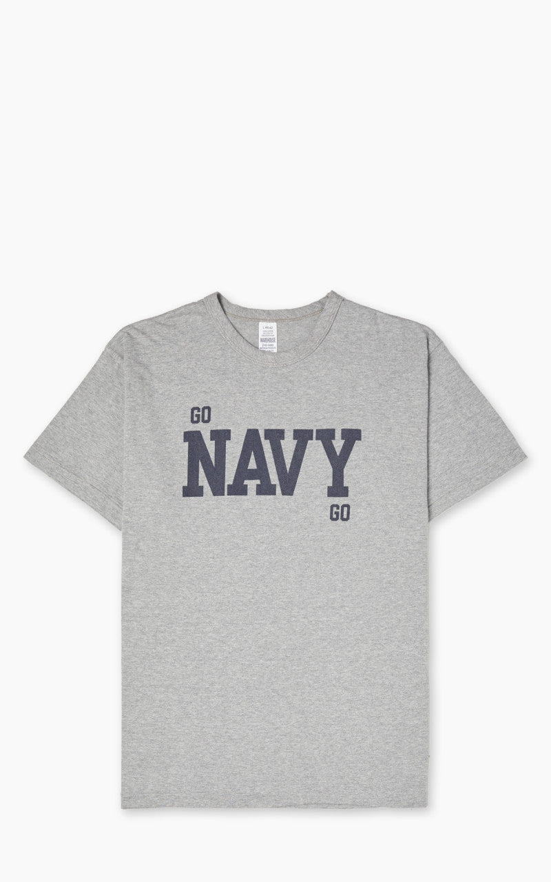 Warehouse & Co. Lot 4064 Go Navy T-Shirt Heather Grey