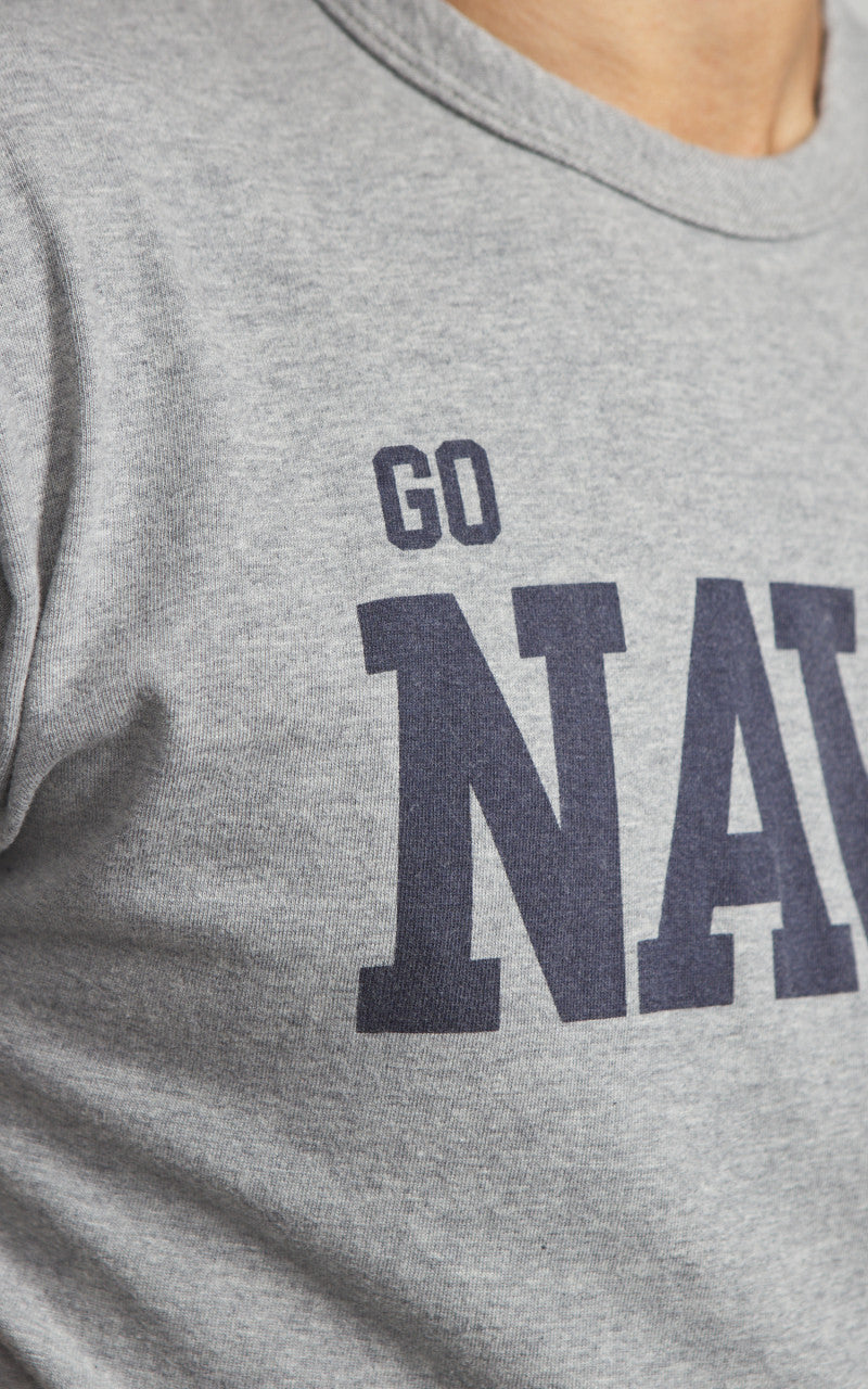 Warehouse & Co. Lot 4064 Go Navy T-Shirt Heather Grey