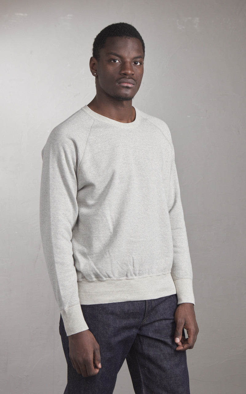 Warehouse & Co. Lot 461 No Print Sweatshirt Heather Grey