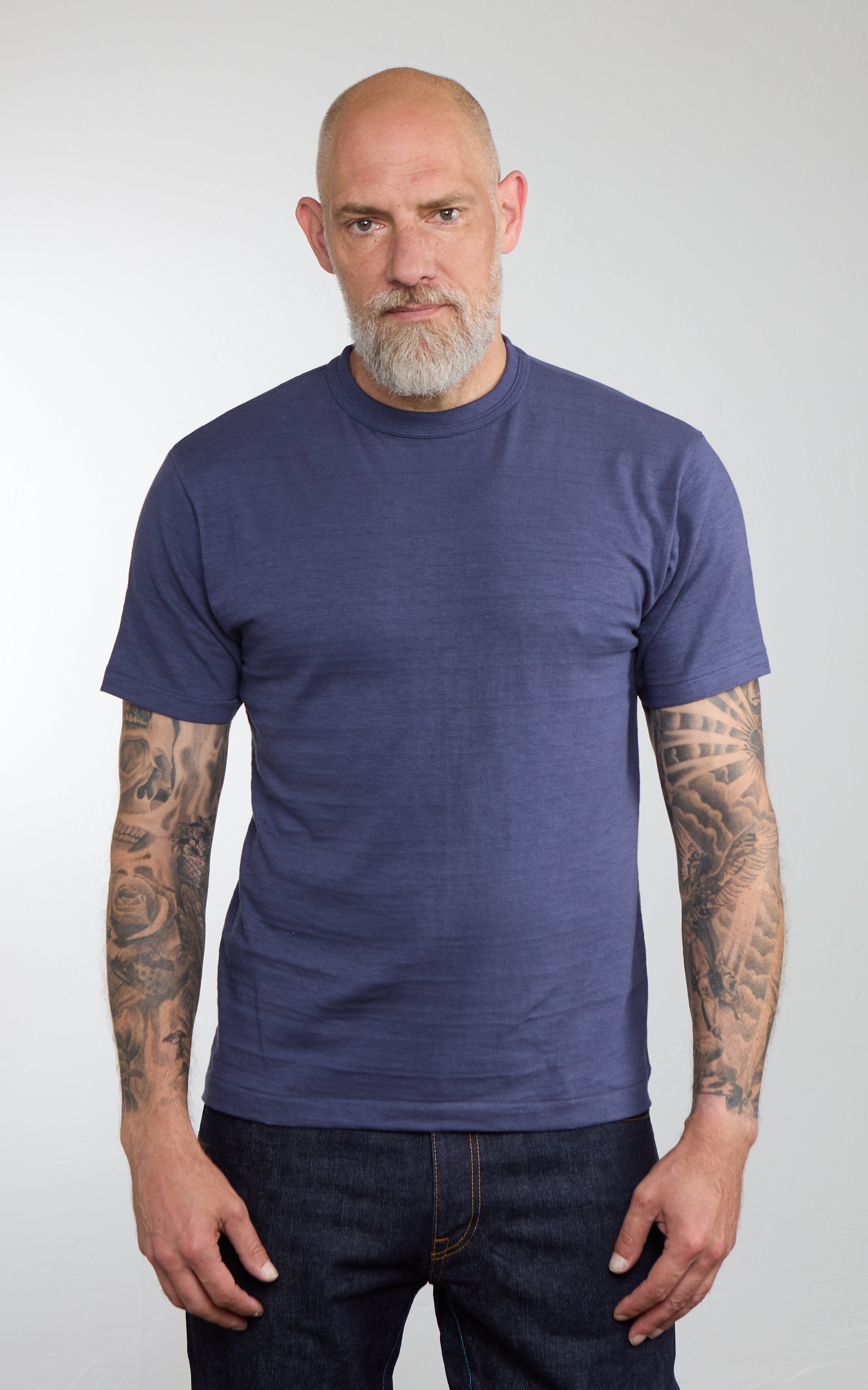 Warehouse & Co. Lot 4601 Plain T-Shirt Navy