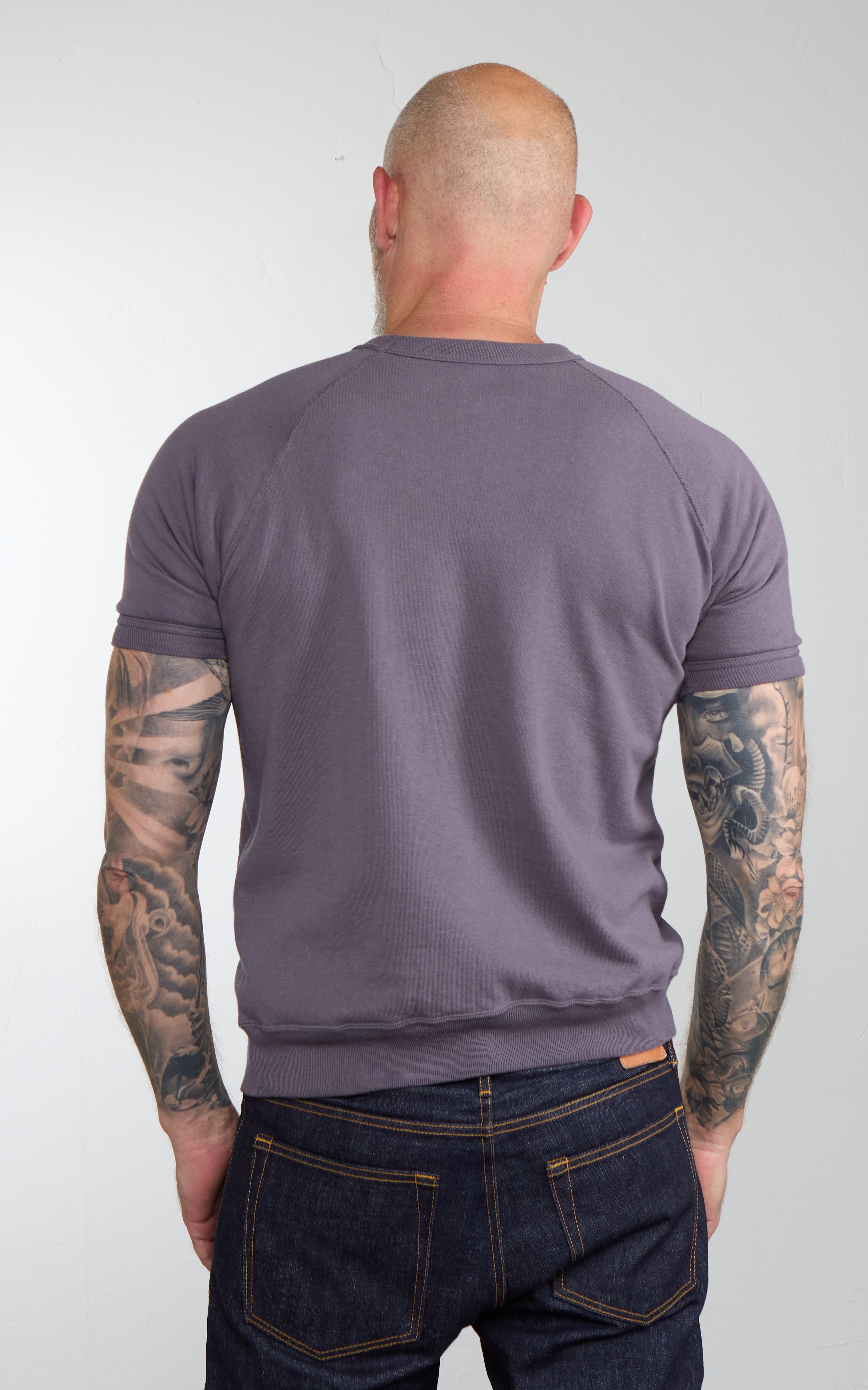 Warehouse & Co. Lot 4105 Short Sleeve Pocket Sweatshirt Navy