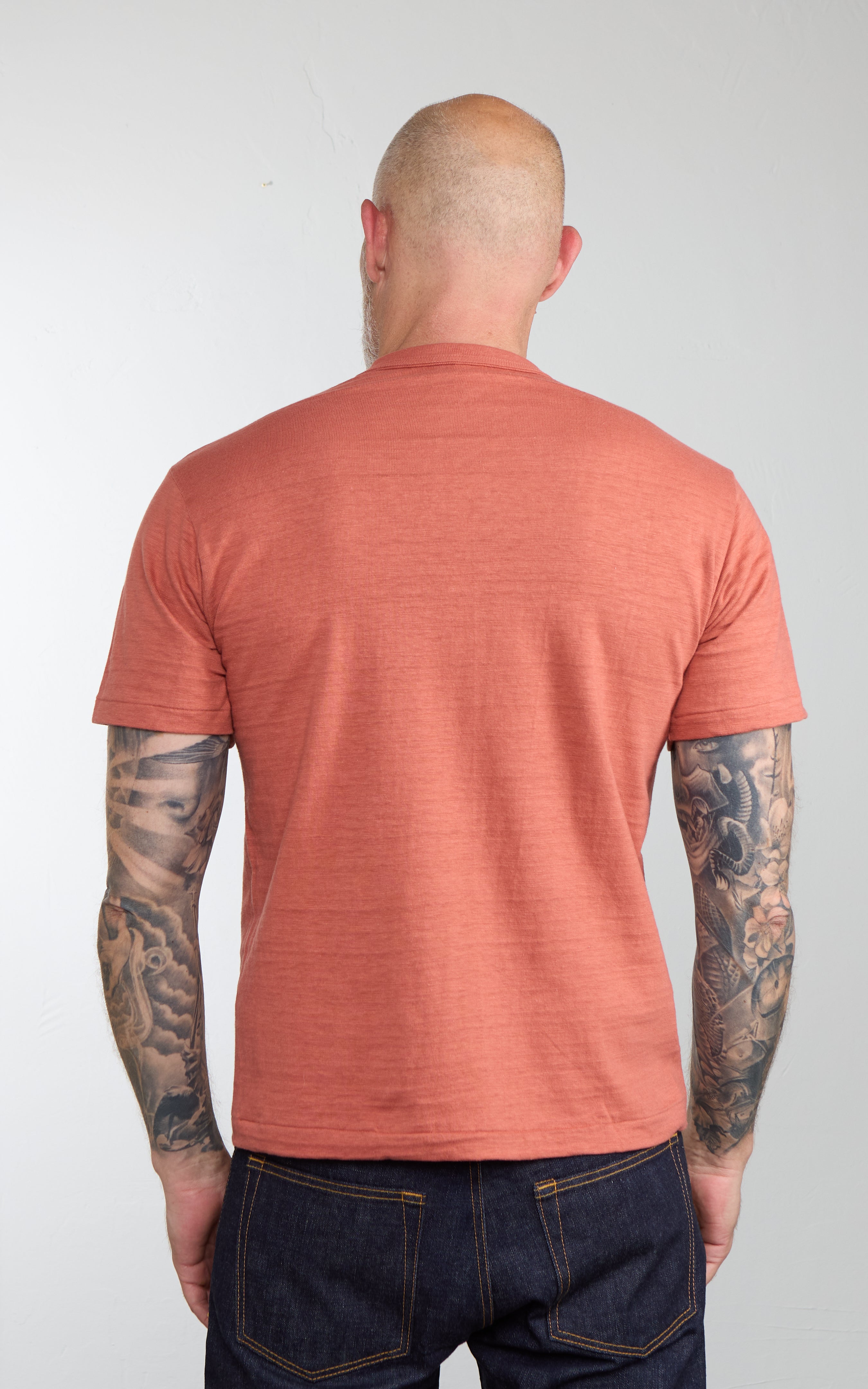Warehouse & Co. Lot 4601 Plain T-Shirt Salmon