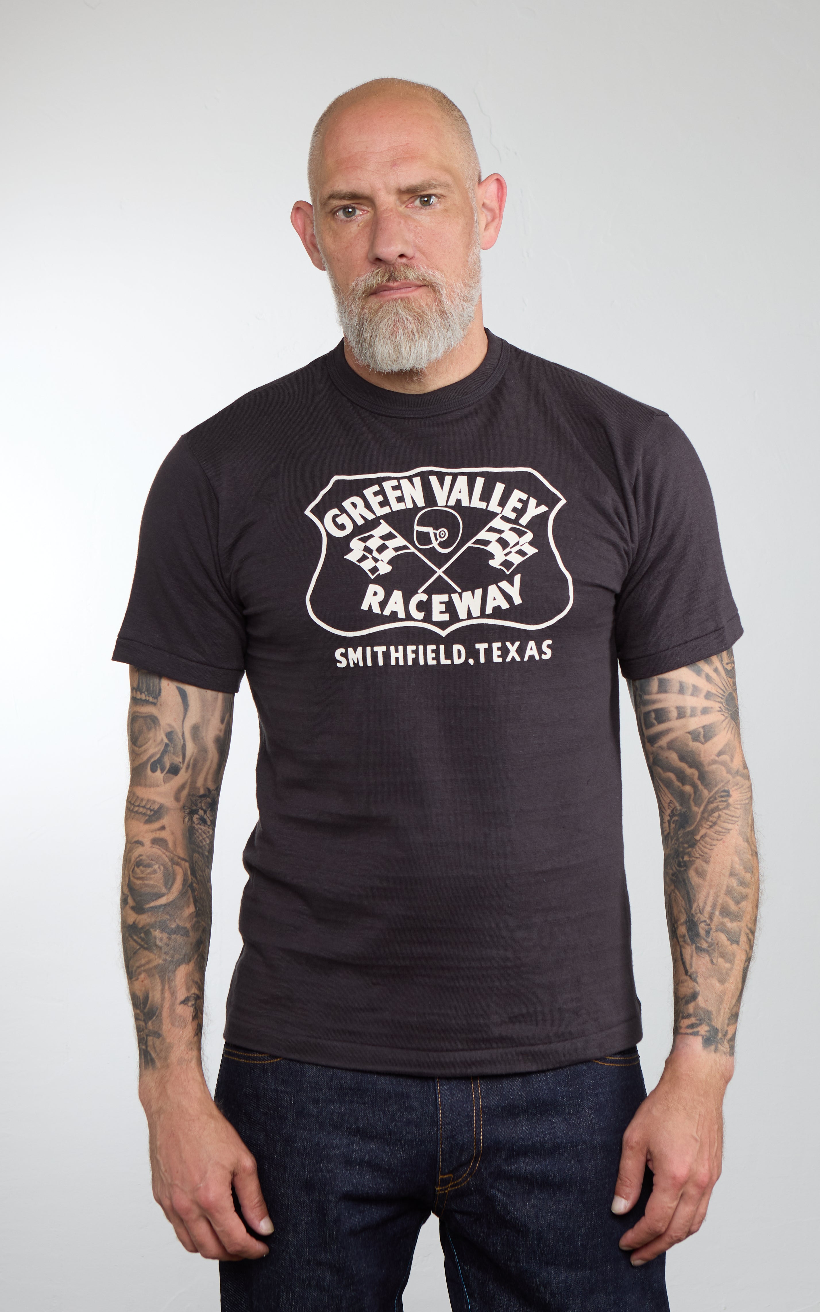 Warehouse & Co. Lot 4601 Green Valley T-Shirt Sumi Black