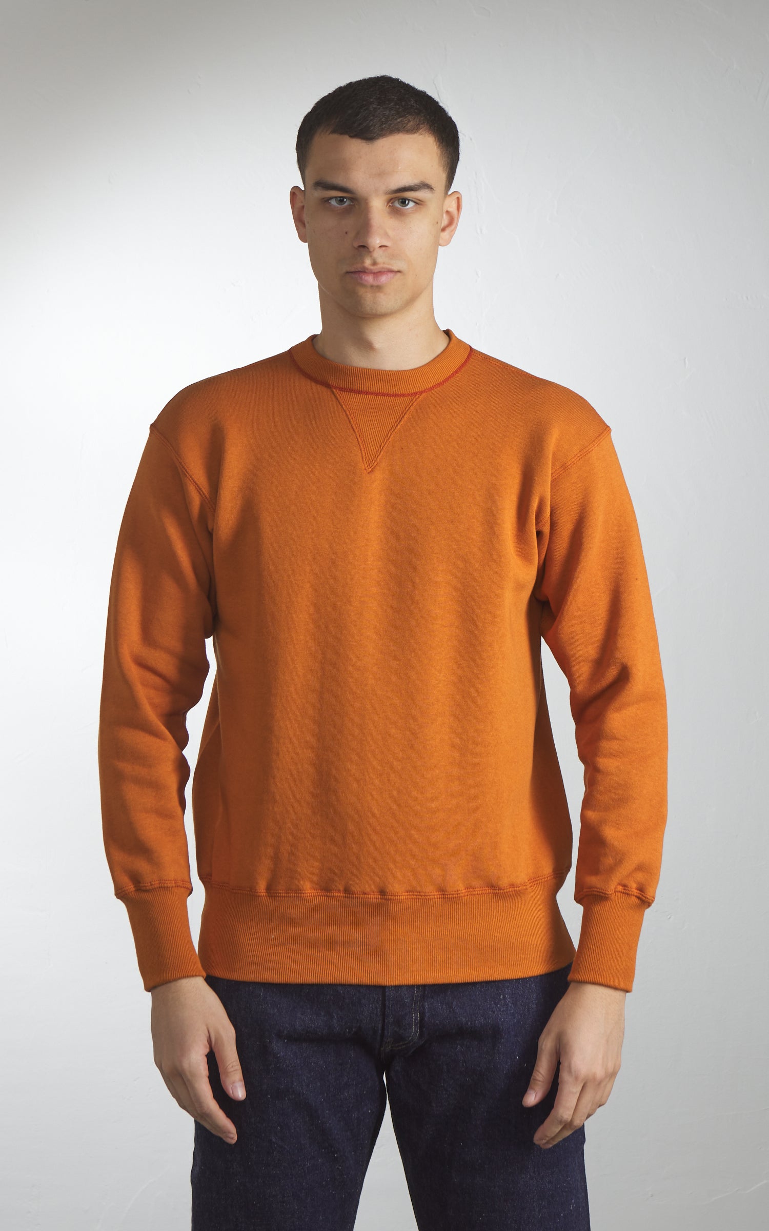 Warehouse & Co. Lot 403 Plain Sweatshirt Dark Orange