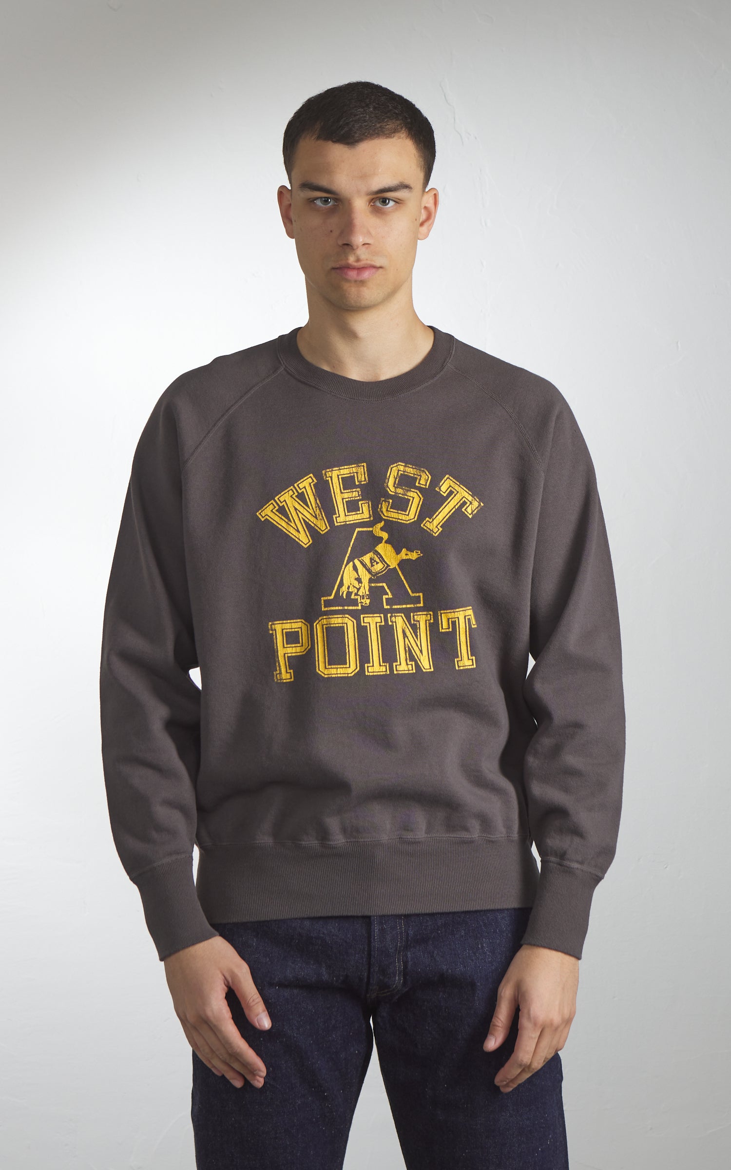 Warehouse & Co. Lot 461 West Point Sweatshirt Charcoal
