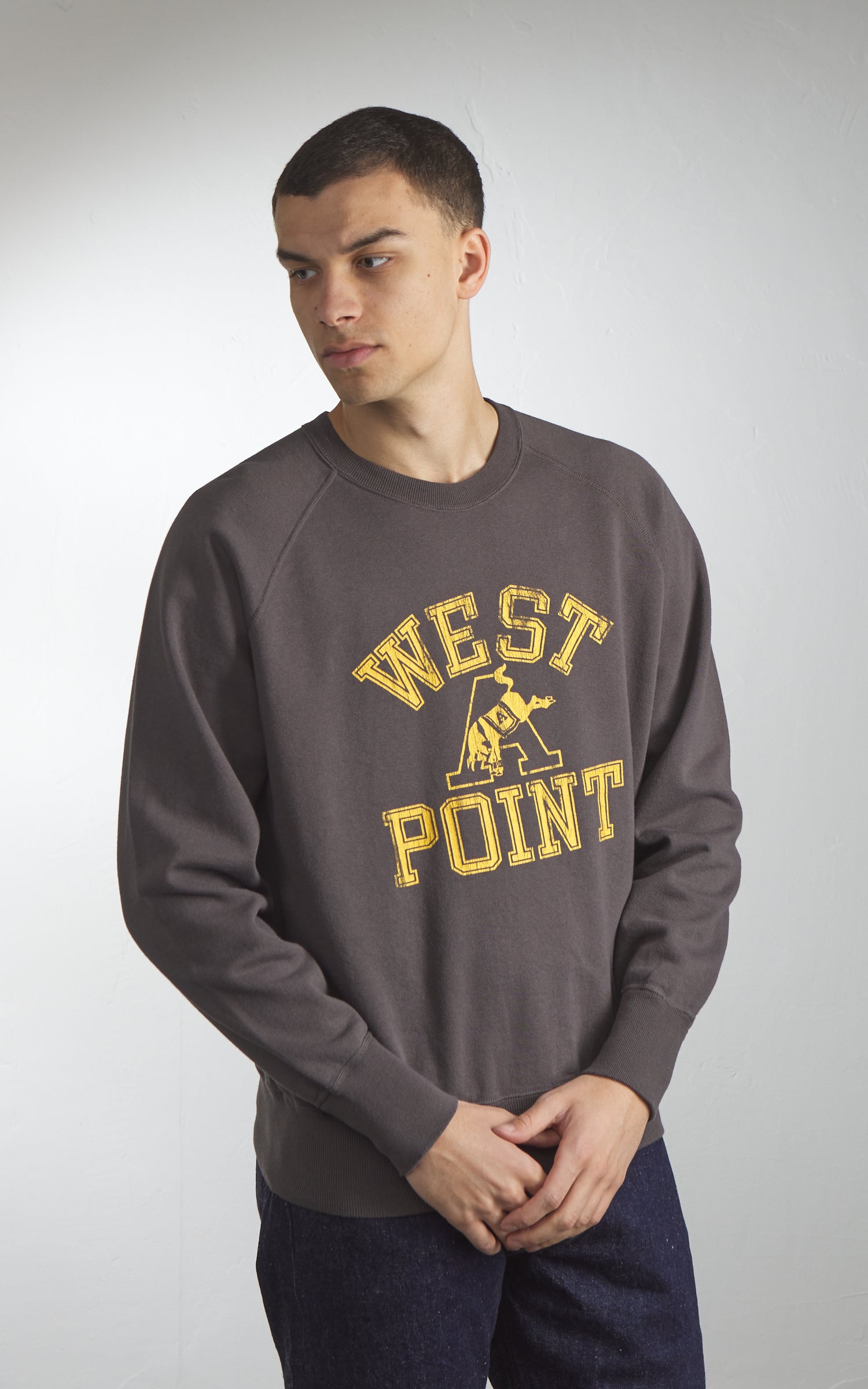 Warehouse & Co. Lot 461 West Point Sweatshirt Charcoal