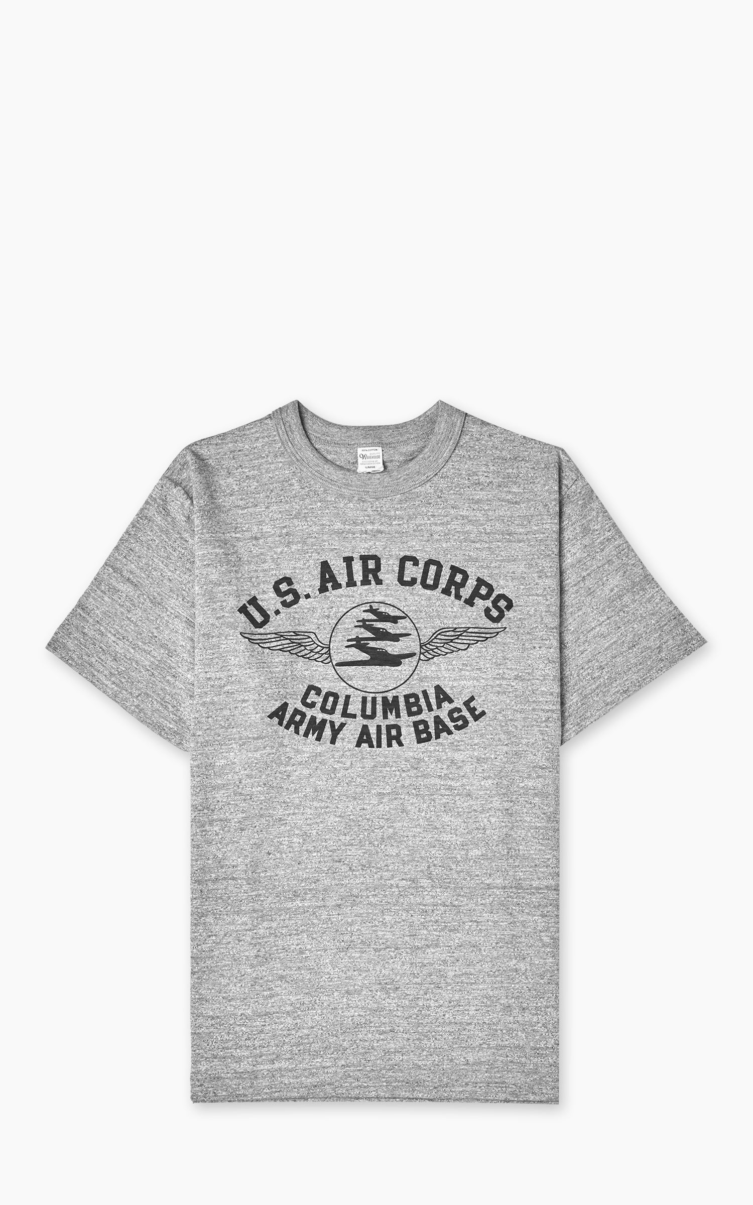 Warehouse & Co. Lot 4601 Columbia Army Air Base T-Shirt Heather Grey