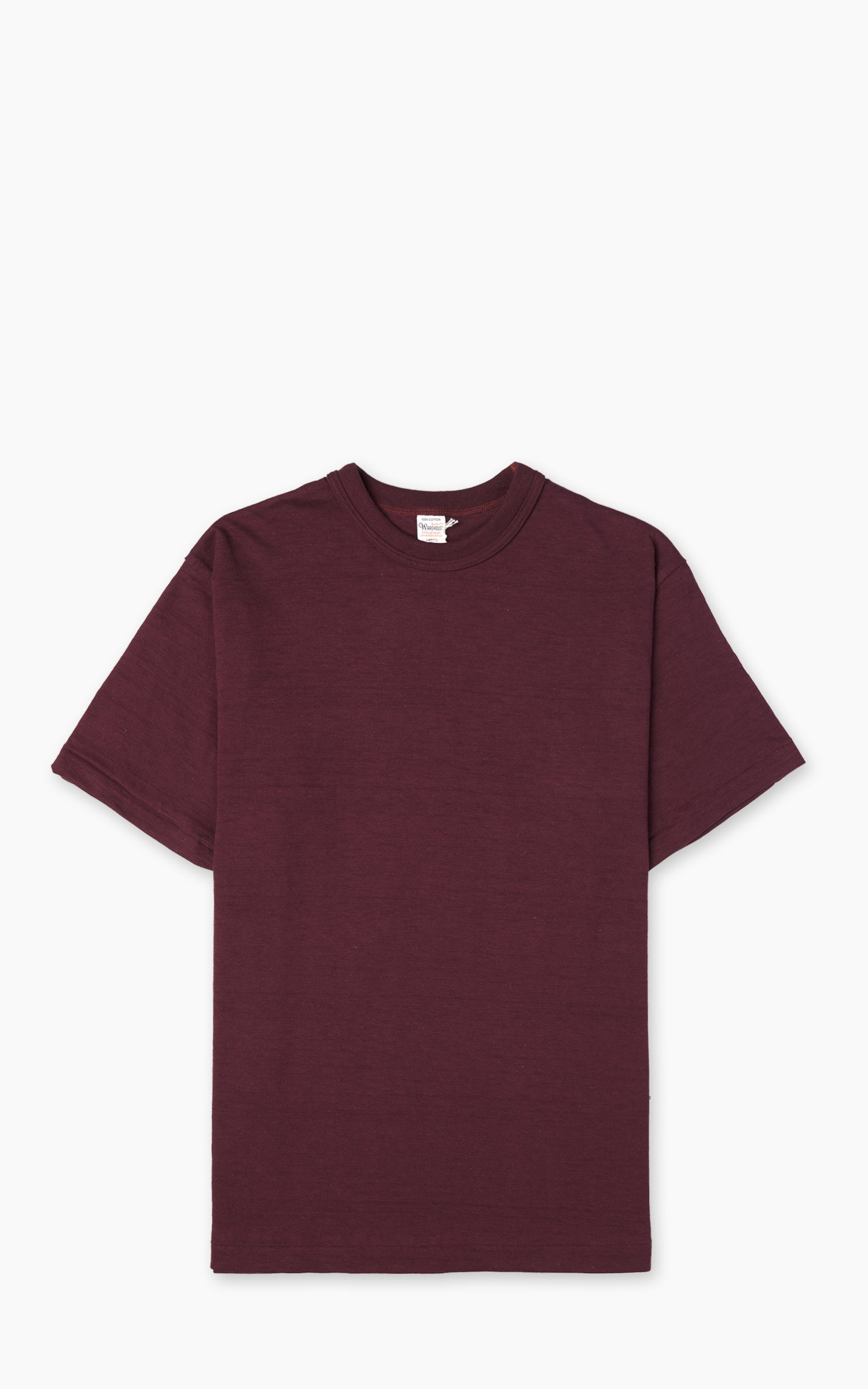 Warehouse & Co. Lot 4601 Plain T-Shirt Bordeaux