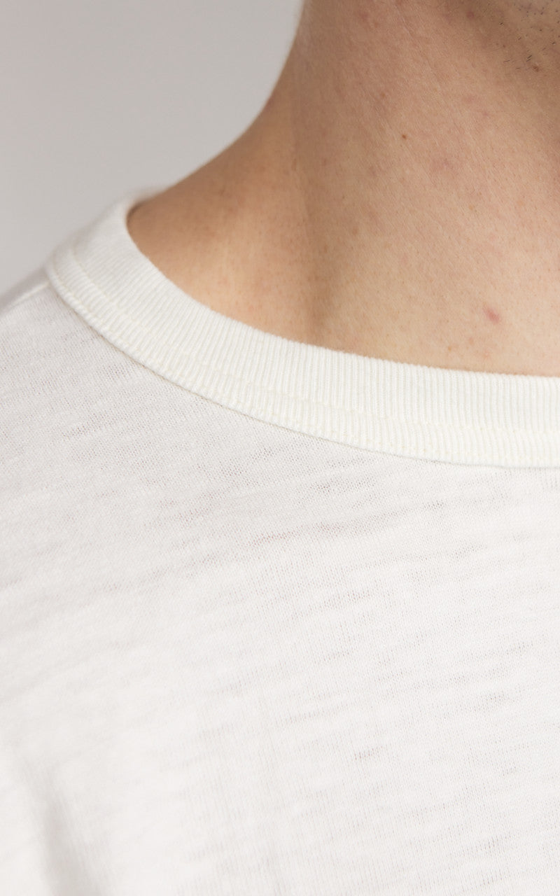 Warehouse & Co. Lot 4800 Three Quarter Baseball T-Shirt Cream/Light Green