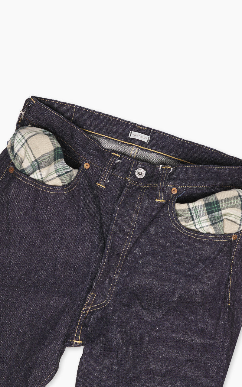 Warehouse & Co. Lot S1003XX 1944 Model Jeans Duck Digger Indigo 14oz