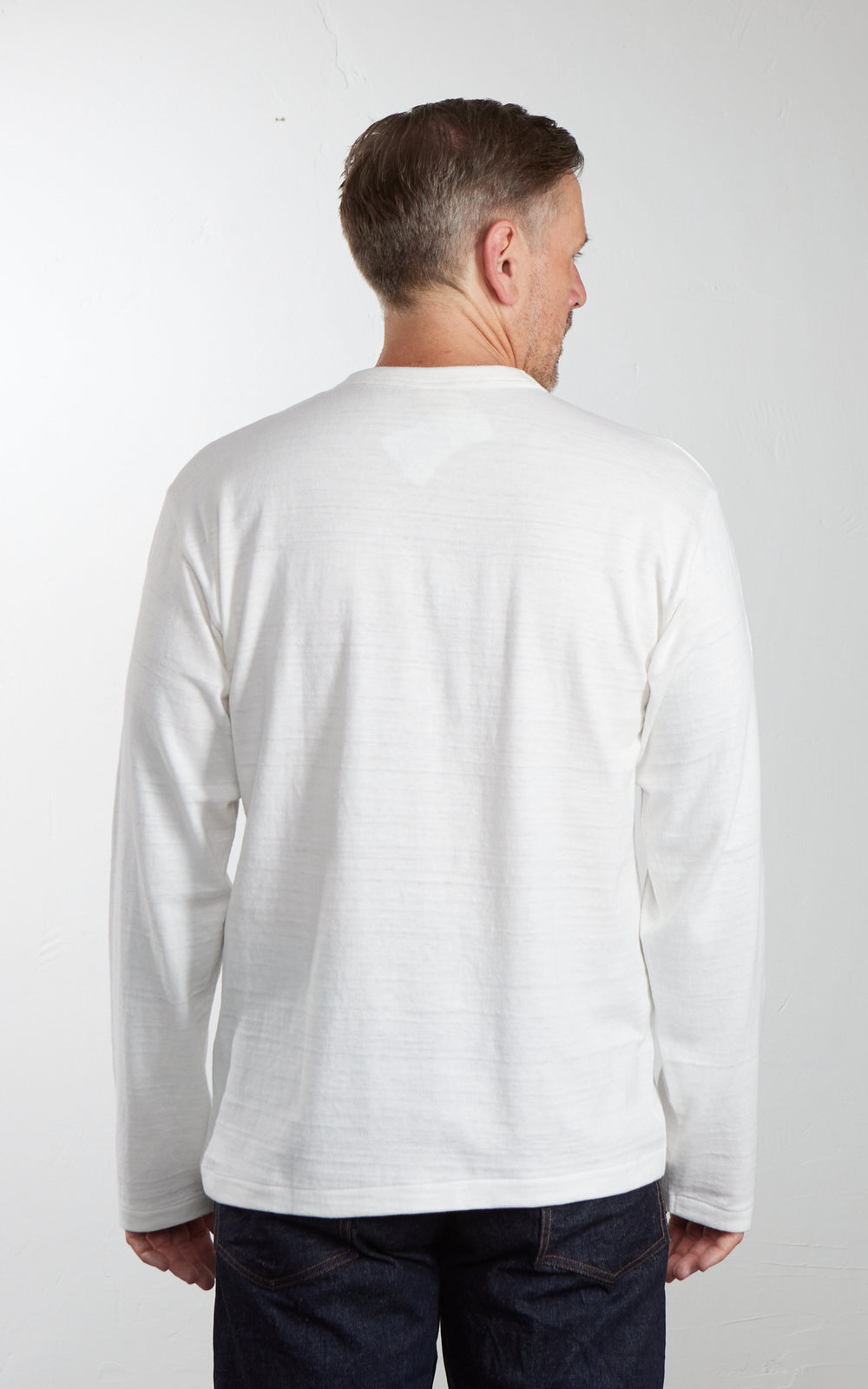 Warehouse & Co. Lot 5906 Long Sleeve T-Shirt Off White