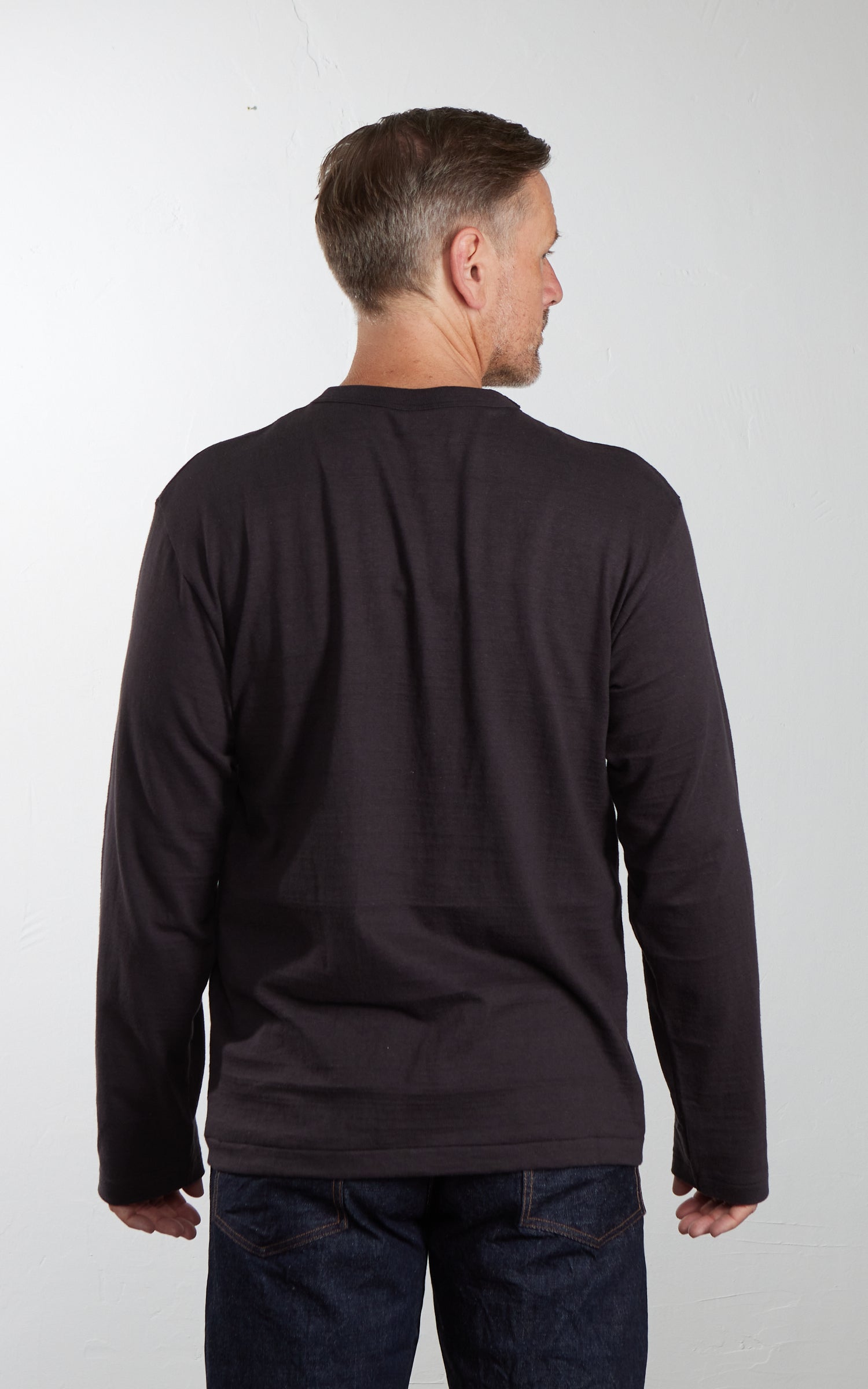 Warehouse & Co. Lot 5906 Long Sleeve T-Shirt Sumikoro Black