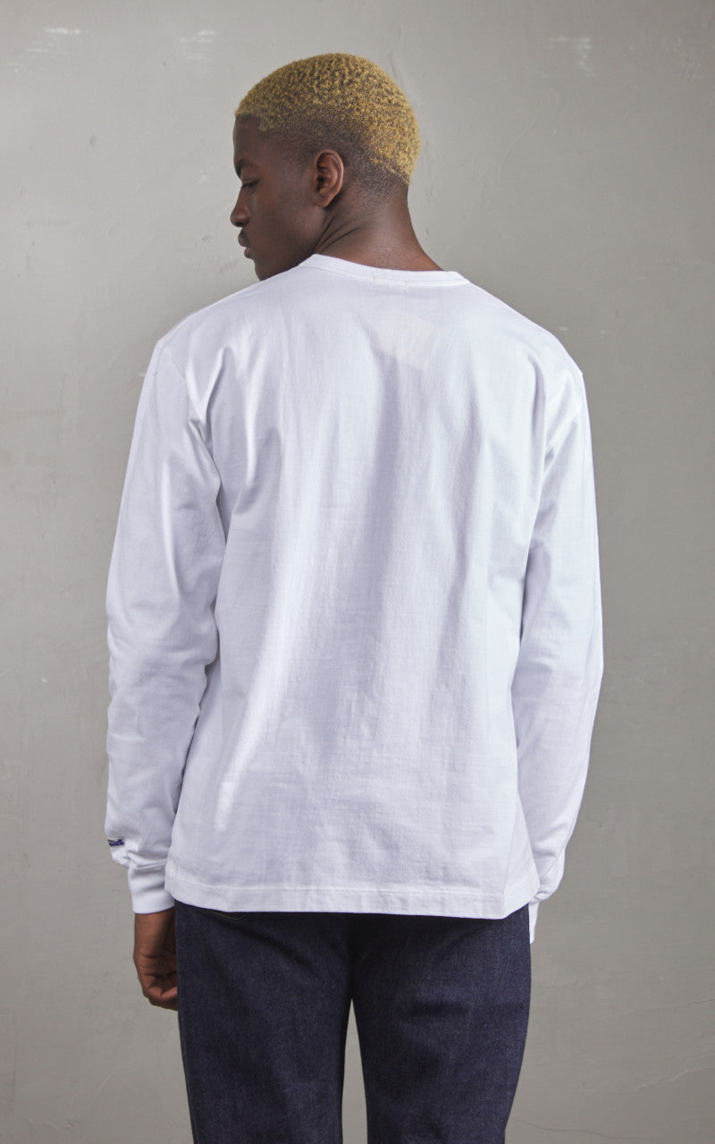 Whitesville Lot No. WV68849 Longsleeve Pocket T-Shirt Off White