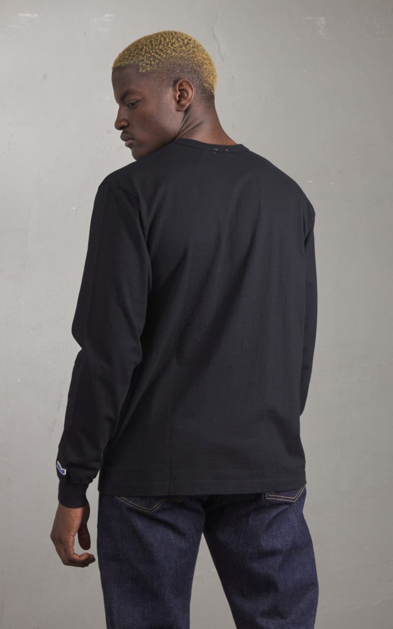 Whitesville Lot No. WV68849 Longsleeve Pocket T-Shirt Black