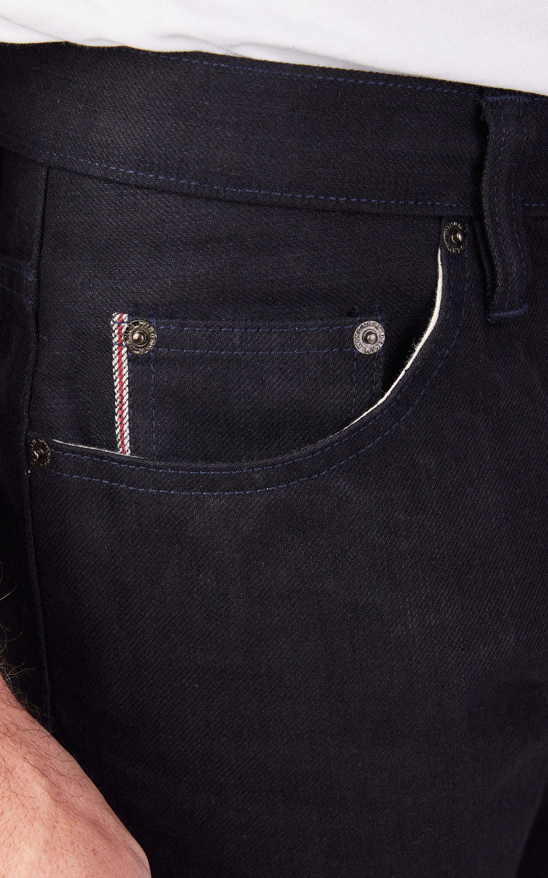Wingman Denim Cartenz Jeans Selvedge Indigo x Black 16oz