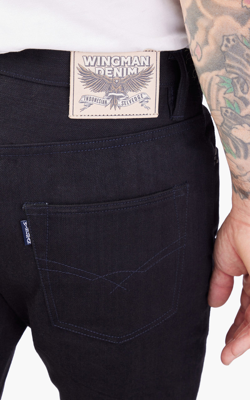 Wingman Denim Cartenz Jeans Selvedge Indigo x Black 16oz