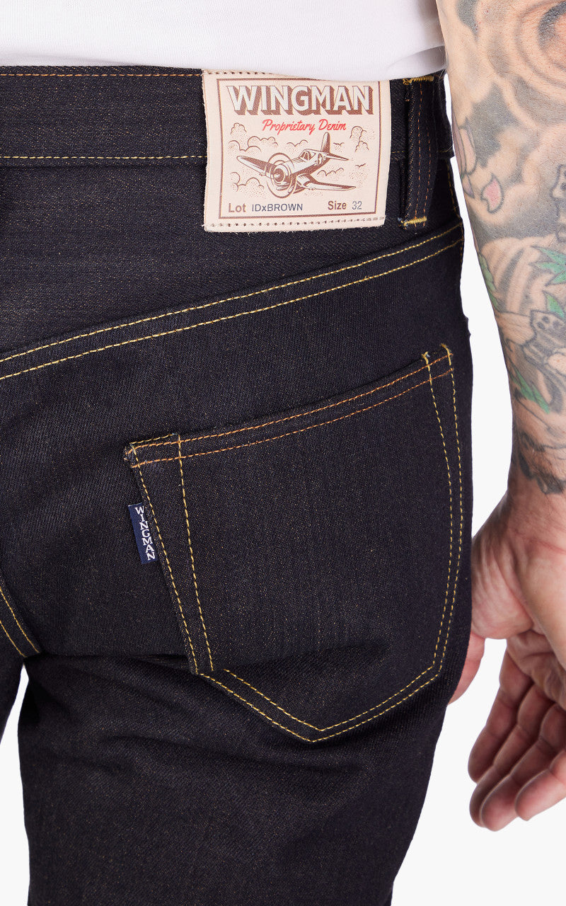 Wingman Denim Indibrown Selvedge Brown 17oz
