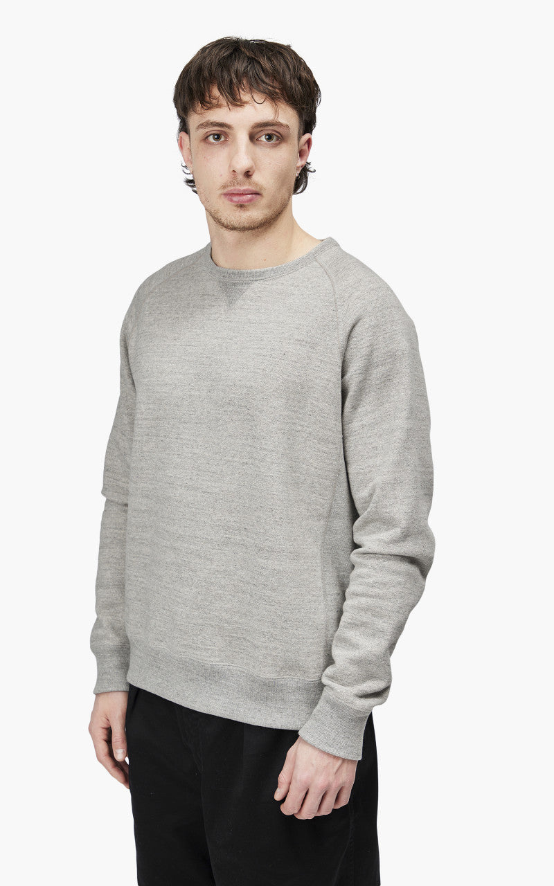 Wonder Looper Pullover Crewneck Fleeced Fox Fiber Heather Grey