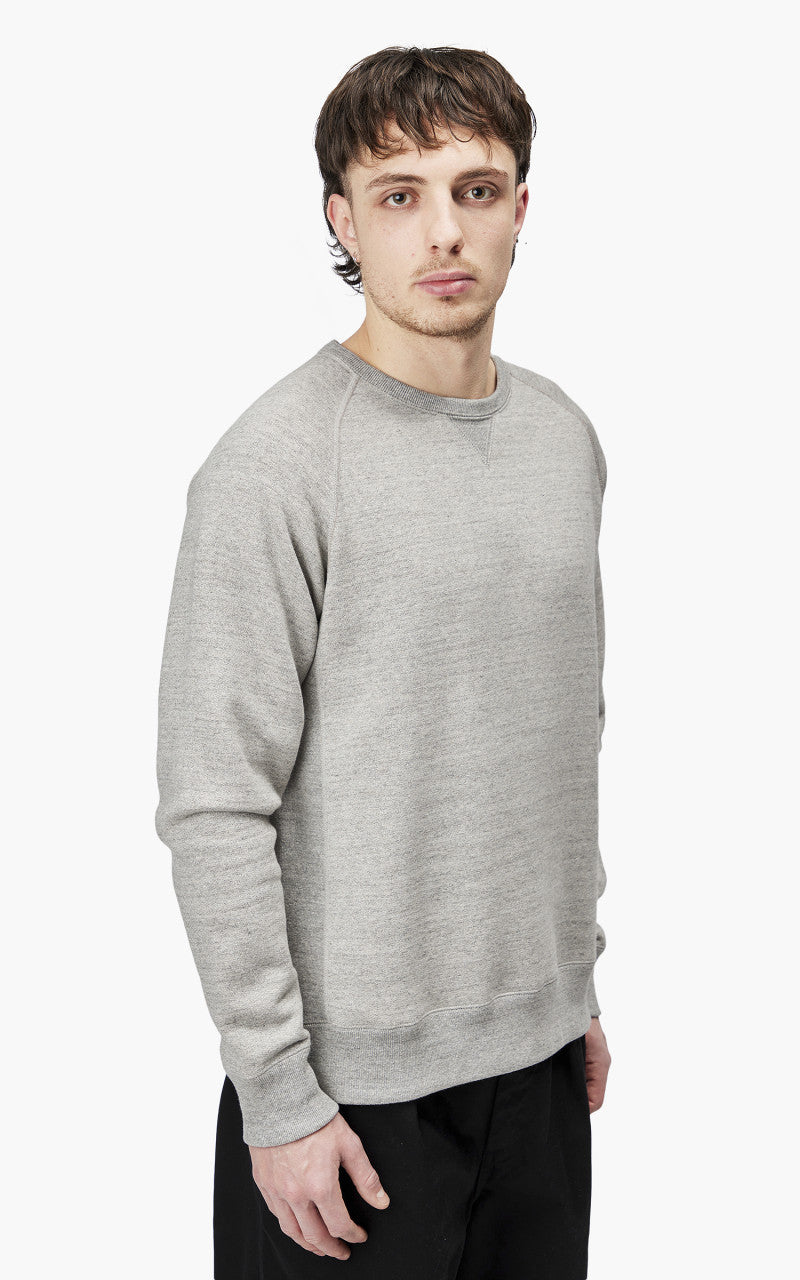 Wonder Looper Pullover Crewneck Fleeced Fox Fiber Heather Grey