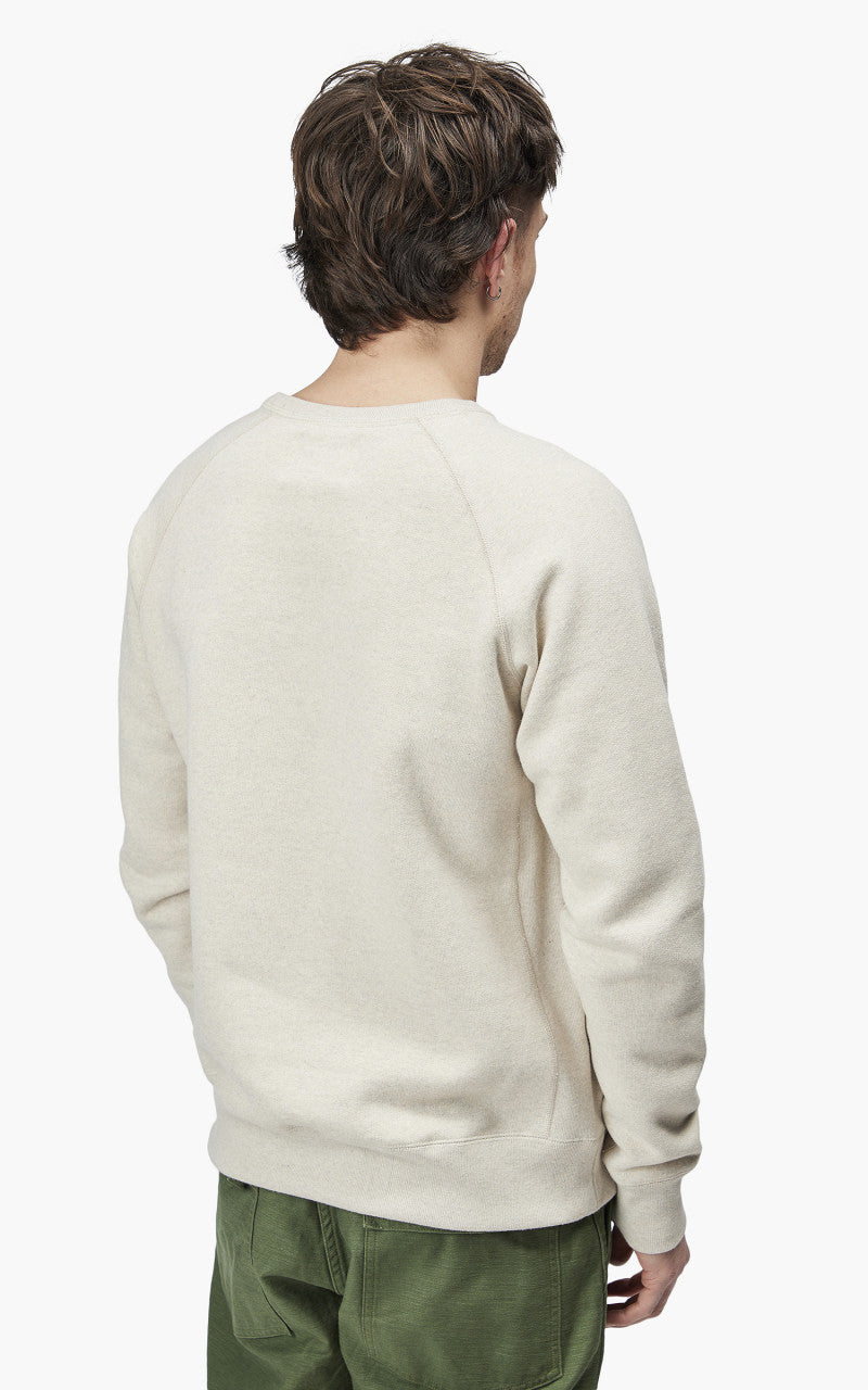 Wonder Looper Pullover Crewneck Fleeced Foxfibre® Oatmeal