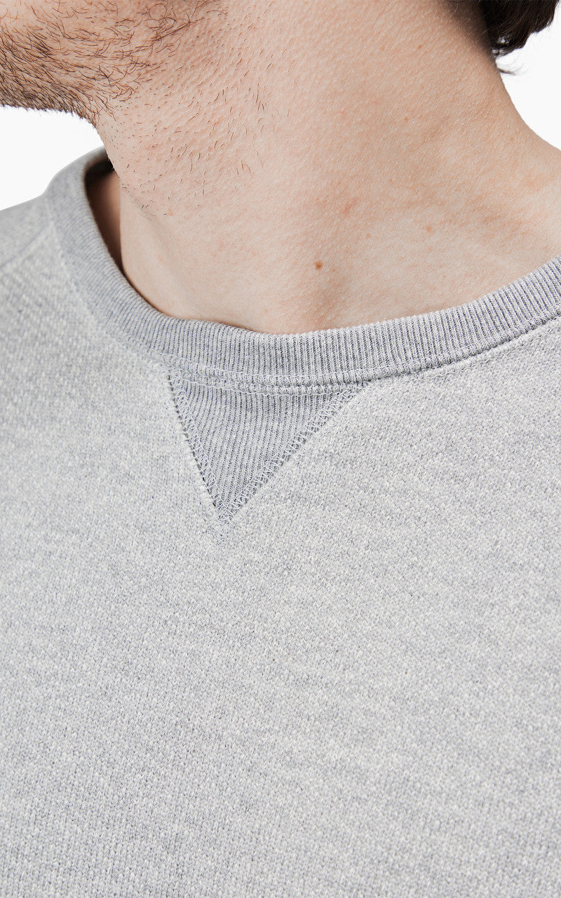 Wonder Looper Pullover Crewneck Double Heavyweight French Terry Heather Grey