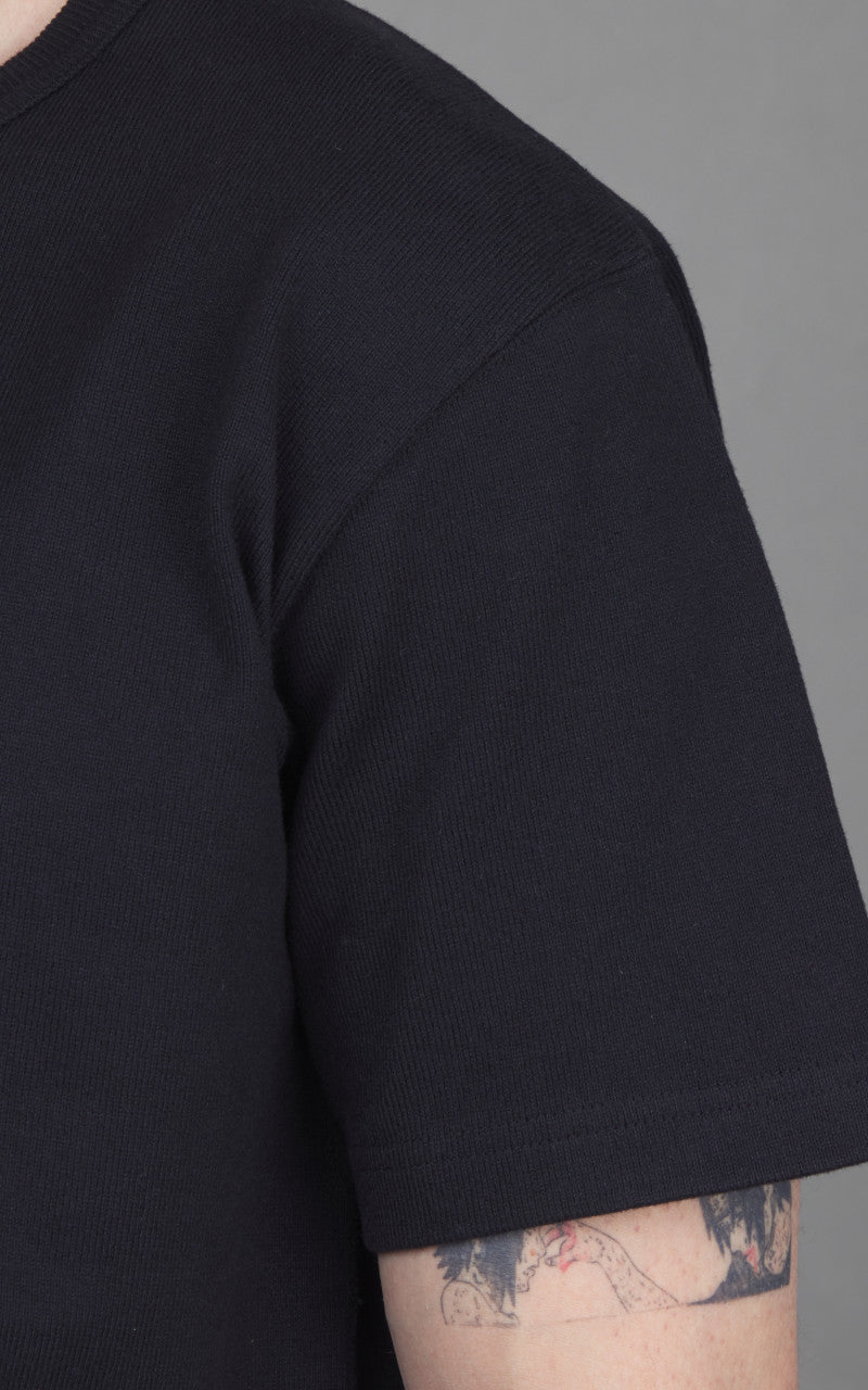 Wonder Looper Double Heavyweight Crewneck T-Shirt Black