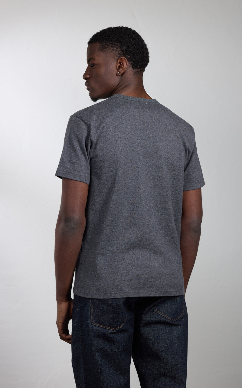 Wonder Looper Double Heavyweight Crewneck T-Shirt Charcoal