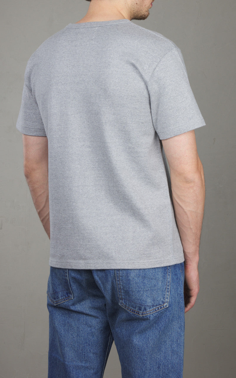 Wonder Looper Double Heavyweight Crewneck T-Shirt Heather Grey