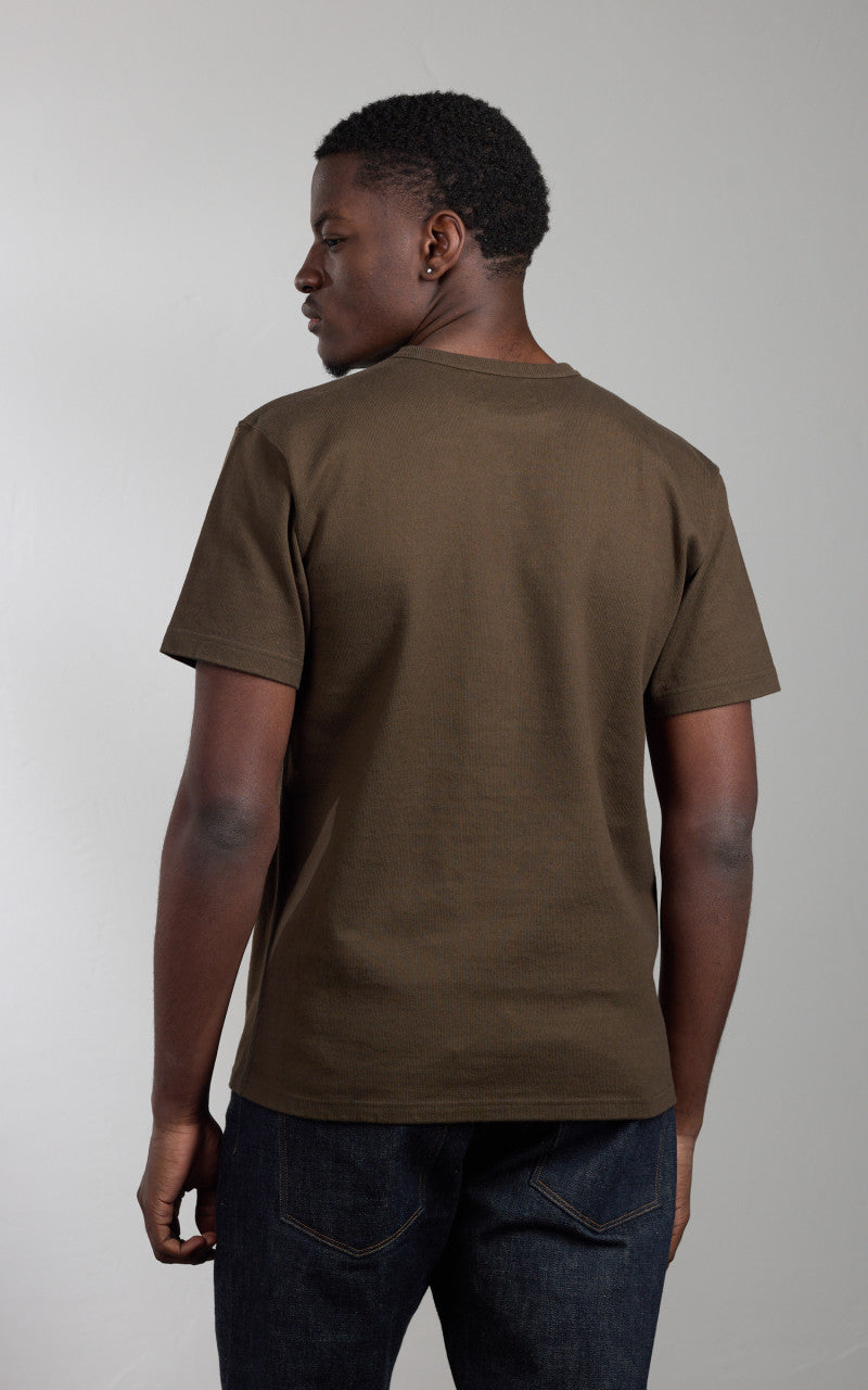 Wonder Looper Double Heavyweight Crewneck T-Shirt Khaki