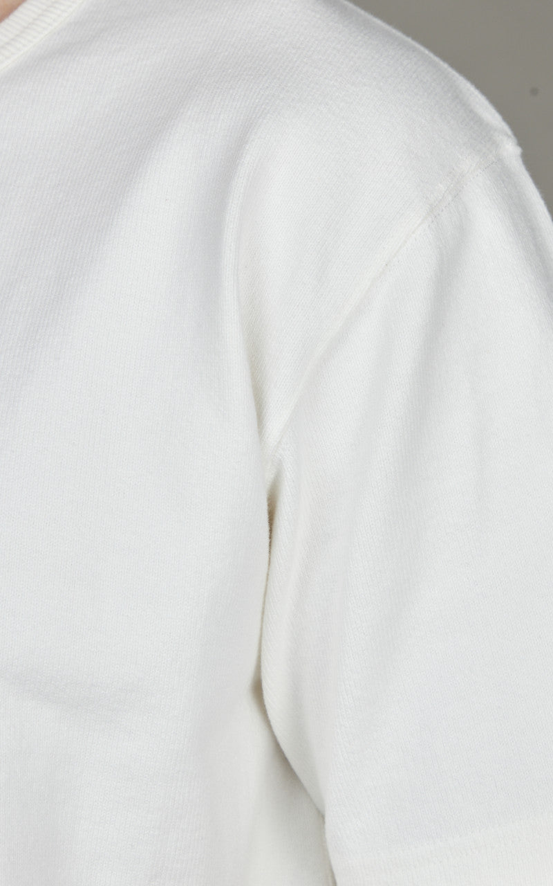 Wonder Looper Double Heavyweight Crewneck T-Shirt White