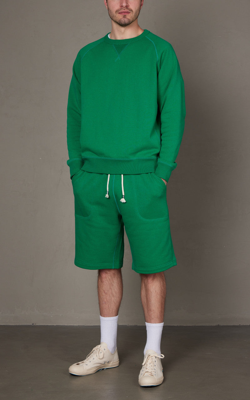 Wonder Looper Pullover Crewneck Super Looper French Terry Green