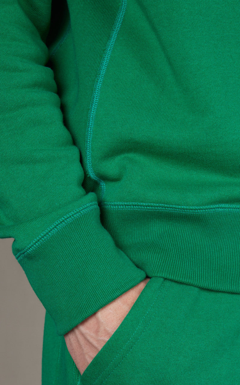 Wonder Looper Pullover Crewneck Super Looper French Terry Green