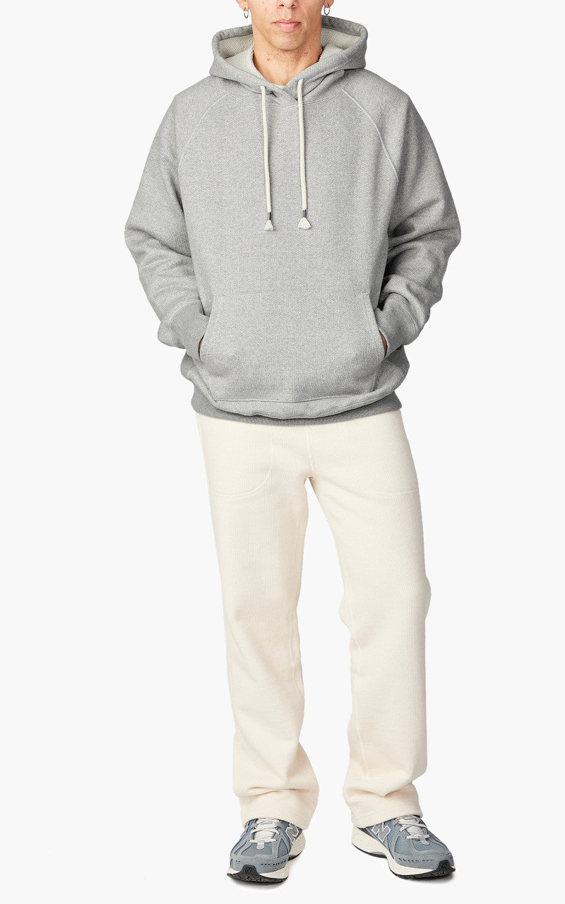 Wonder Looper Pullover Hoodie Double Heavyweight French Terry Heather Grey