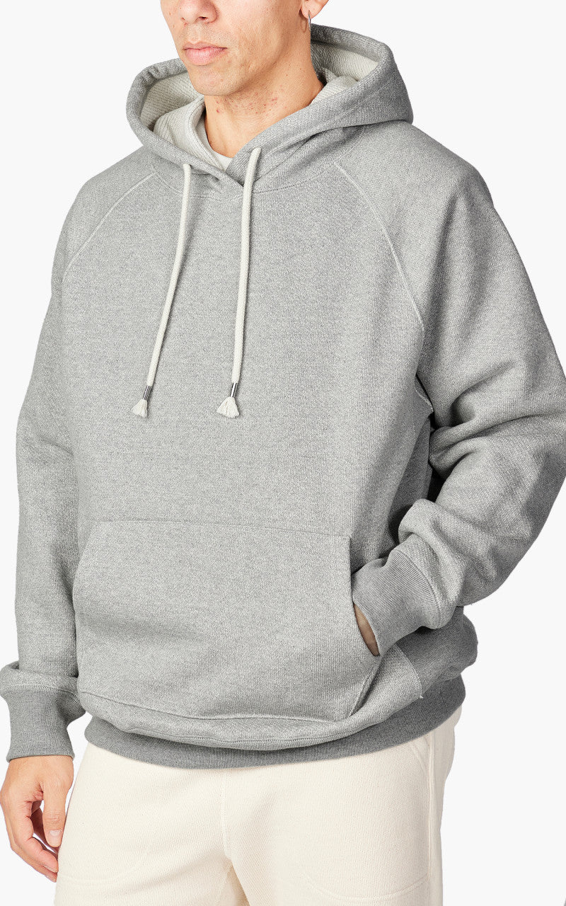 Wonder Looper Pullover Hoodie Double Heavyweight French Terry Heather Grey