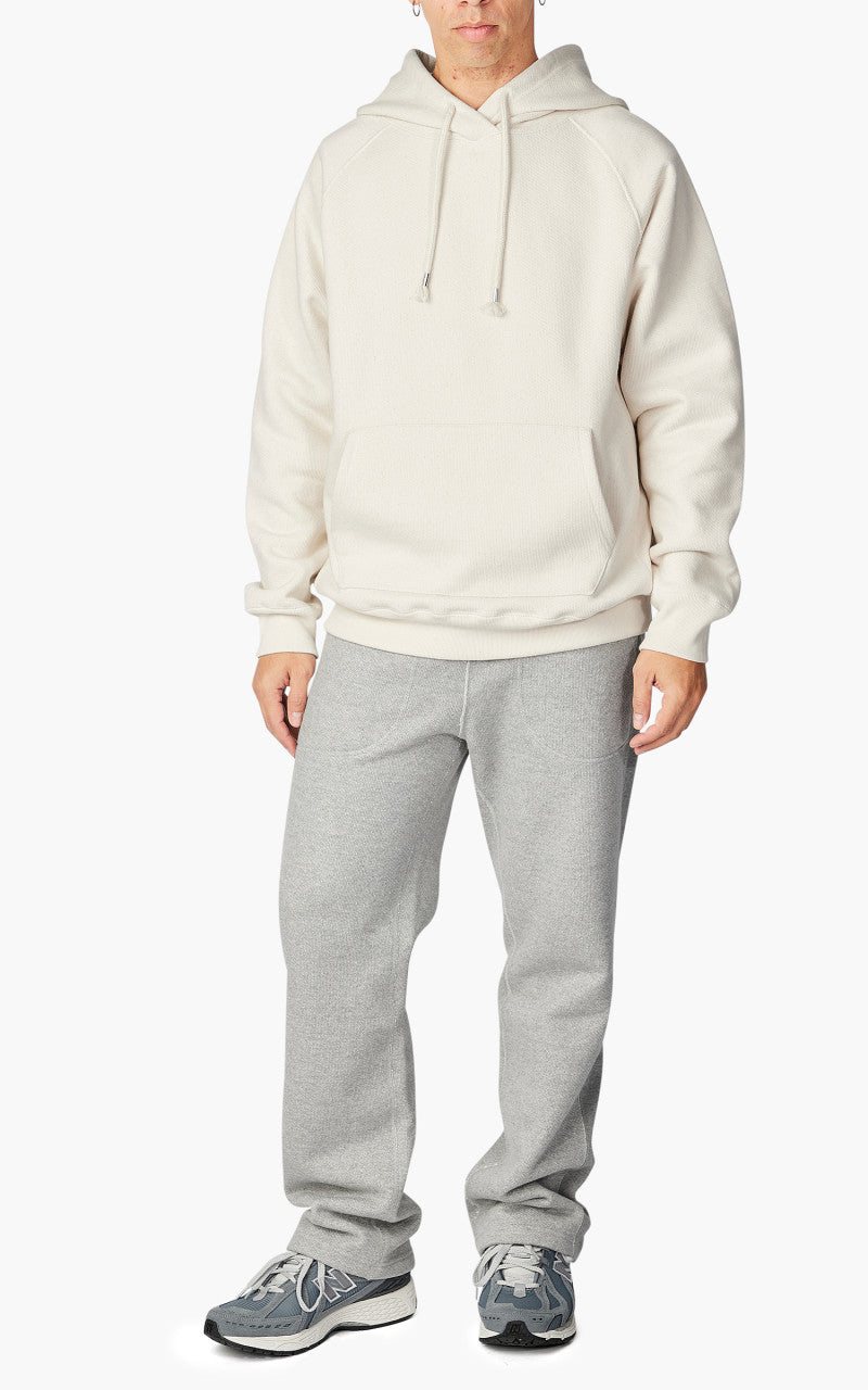 Wonder Looper Pullover Hoodie Double Heavyweight French Terry Ecru