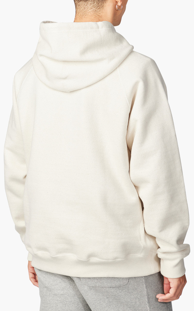 Wonder Looper Pullover Hoodie Double Heavyweight French Terry Ecru