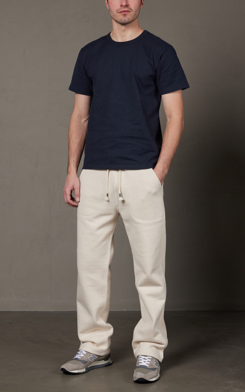 Wonder Looper Sweatpant Double Heavyweight French Terry Ecru