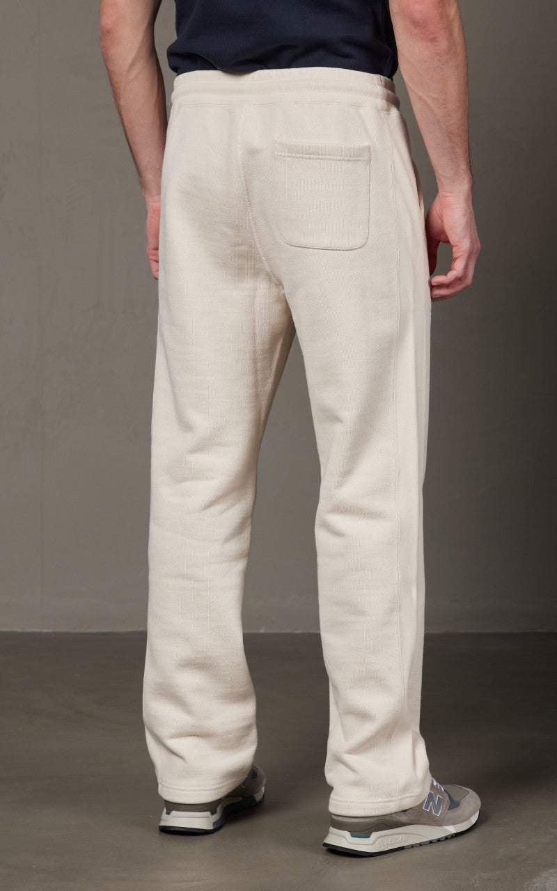 Wonder Looper Sweatpant Double Heavyweight French Terry Ecru
