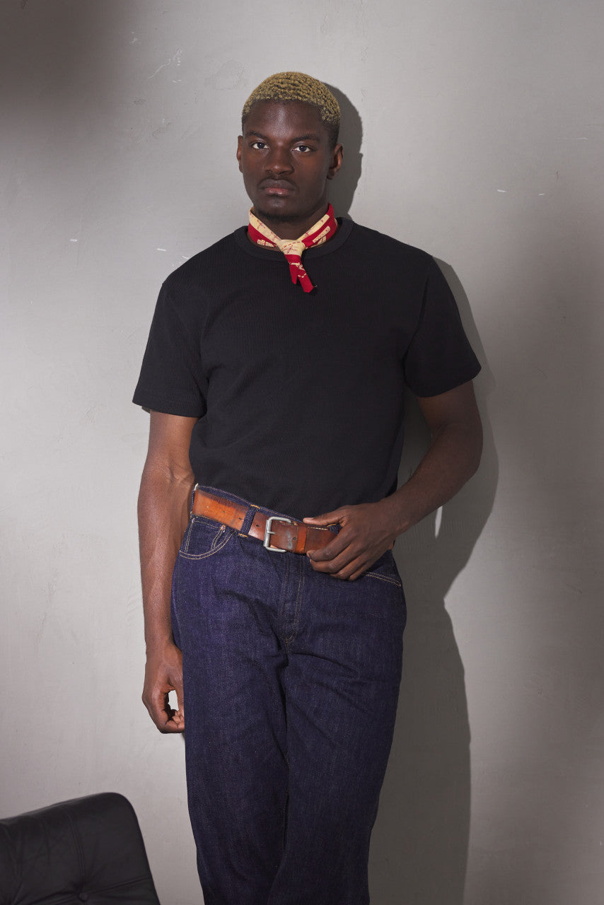 Wonder Looper Double Heavyweight Crewneck T-Shirt Sumi