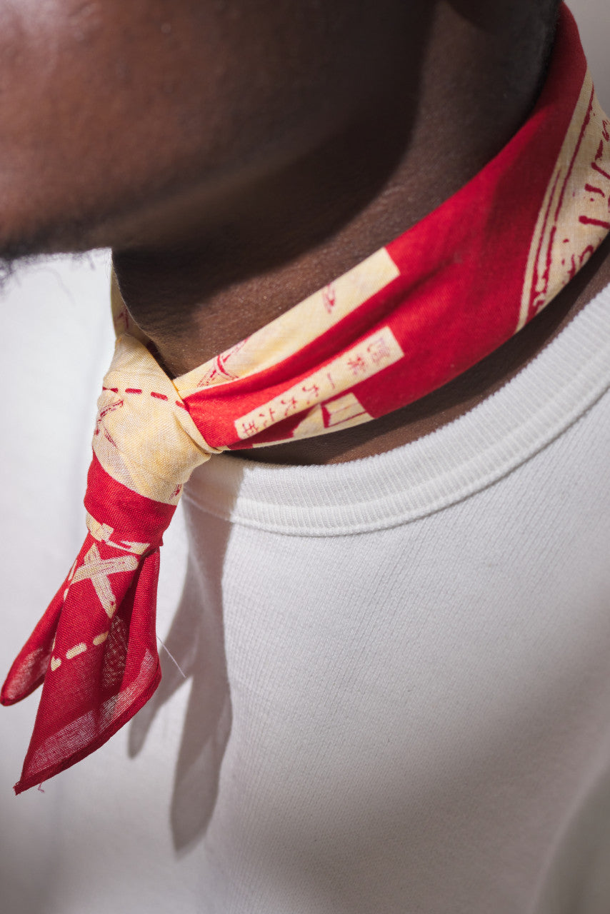 Wonder Looper Double Heavyweight Crewneck T-Shirt Ecru