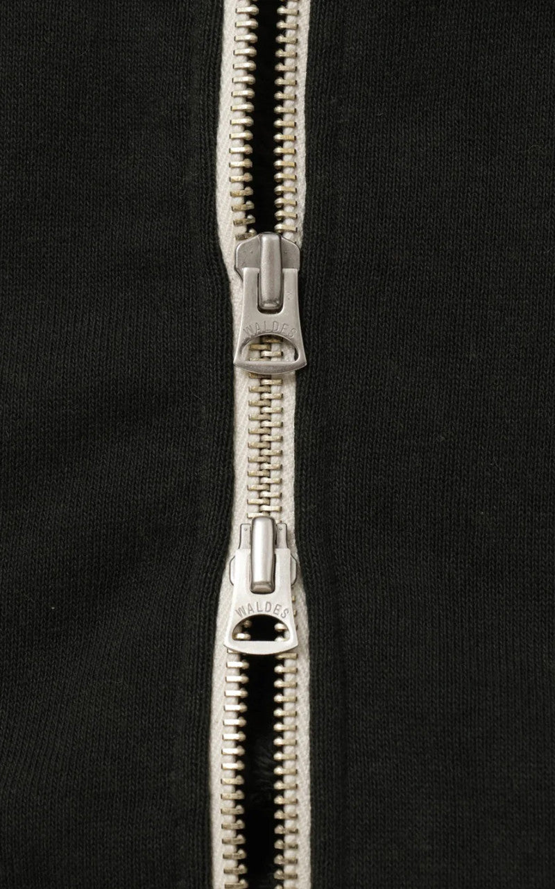 Wonder Looper Zip Hoodie Super Looper French Terry Sumi Black