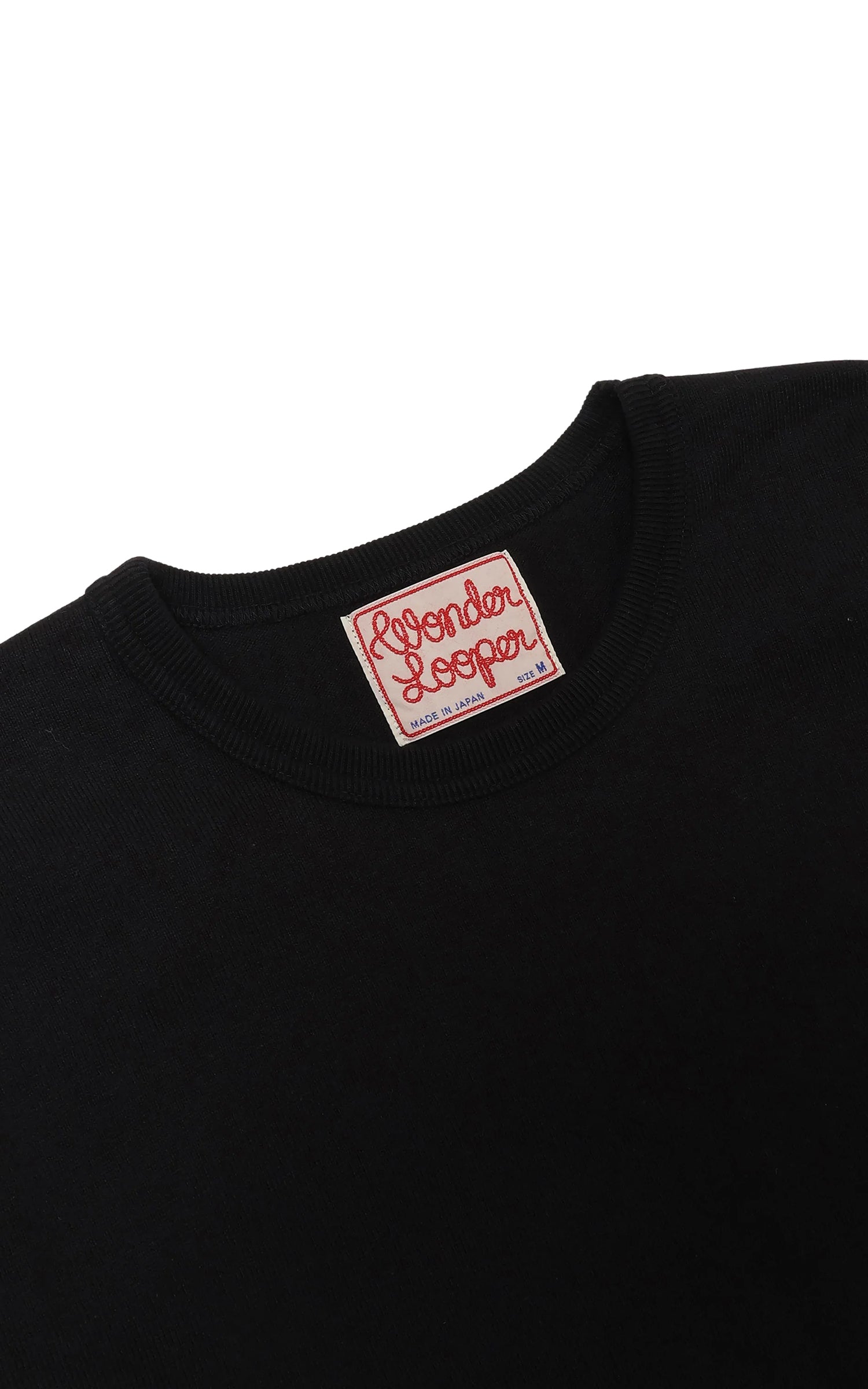 Wonder Looper Double Heavyweight Longsleeve T-Shirt Black