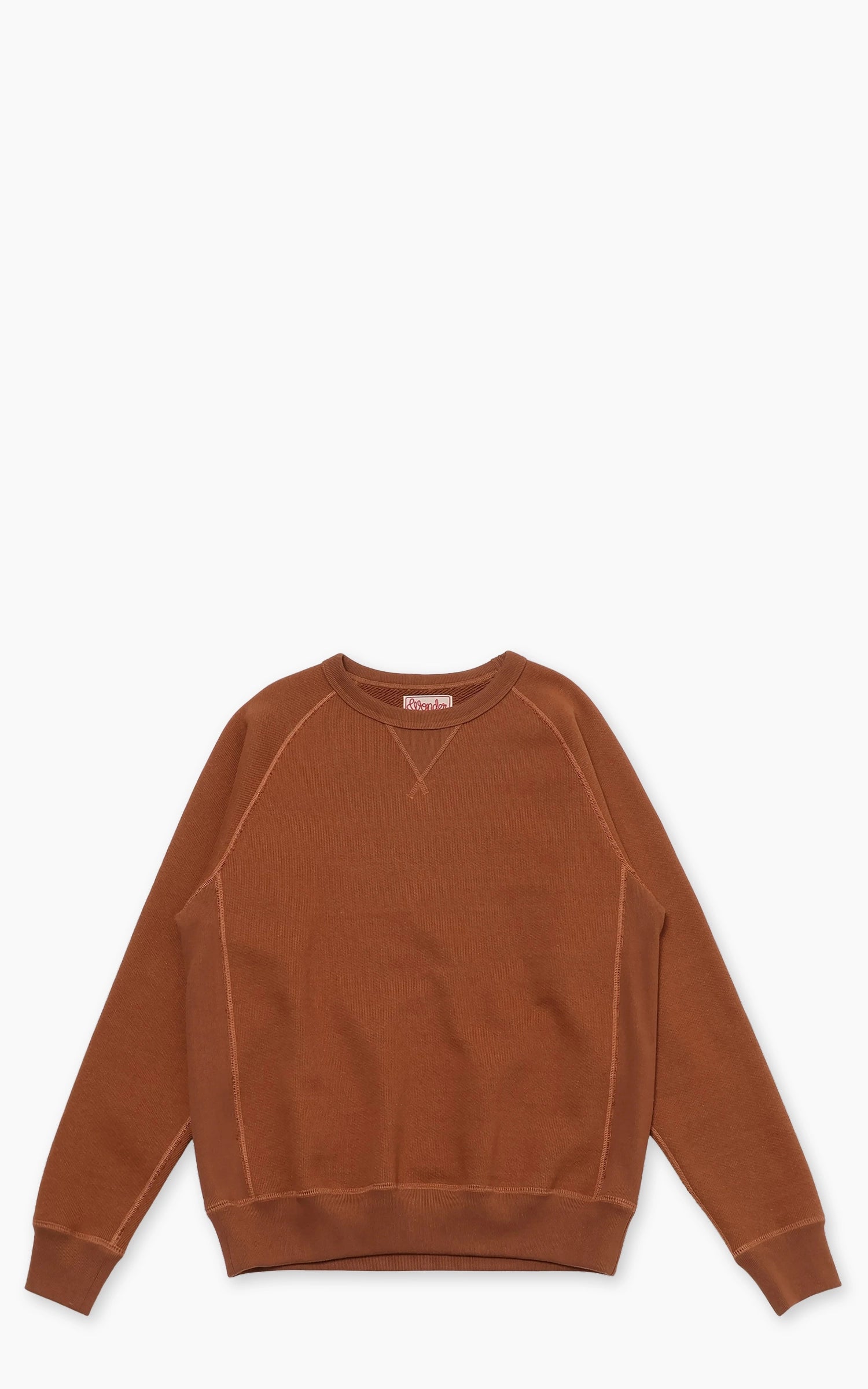 Wonder Looper Pullover Crewneck Double Heavyweight French Terry Rust