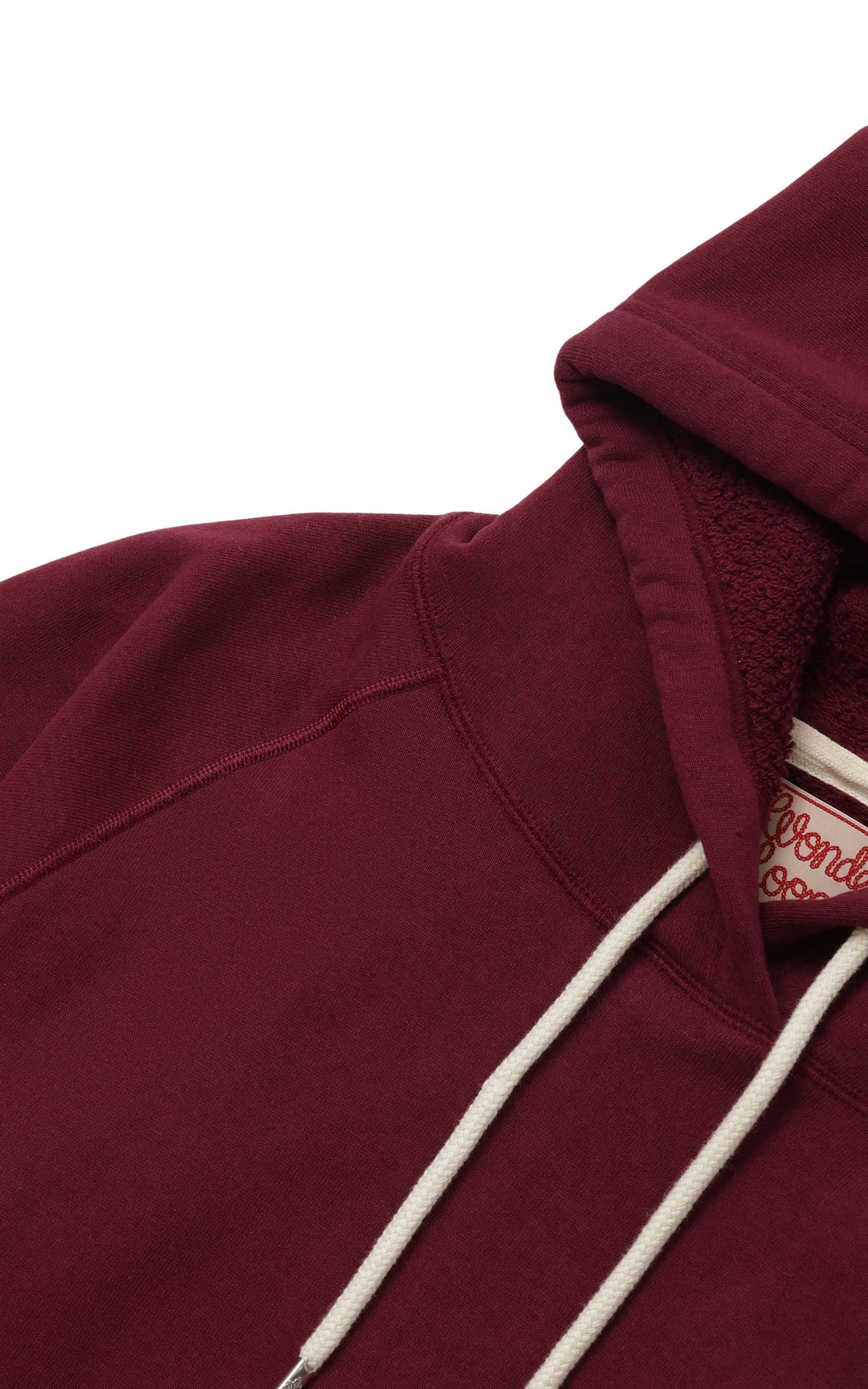 Wonder Looper Pullover Hoodie Super Looper French Terry Burgundy
